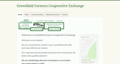 Desktop Screenshot of greenfieldfarmerscoop.com